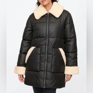 GAP Relaxed ColdControl Long Sherpa Puffer Coat